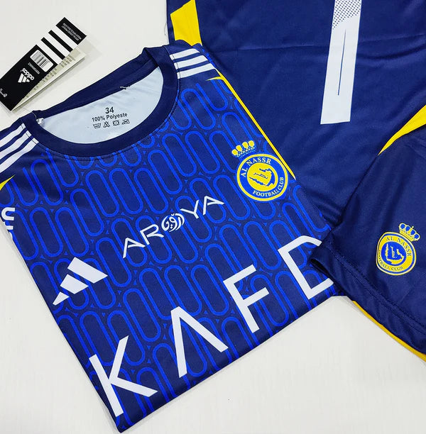 Cristiano Ronaldo | Al Nassr Blue 2.0 ⚜️⚽ Football Kit - KIDS