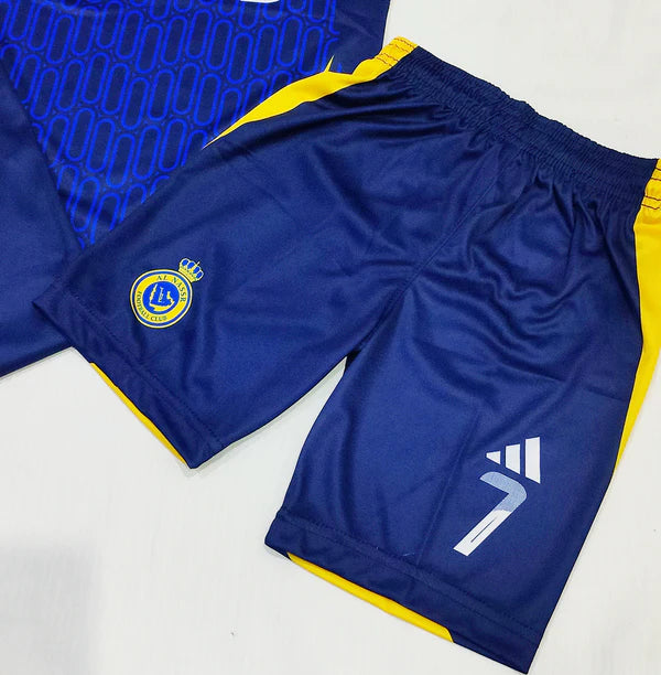Cristiano Ronaldo | Al Nassr Blue 2.0 ⚜️⚽ Football Kit - KIDS