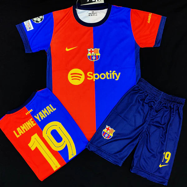 Lamine Yamal - FC Barcelona ๐ช๐ธ Football Kit - KIDS