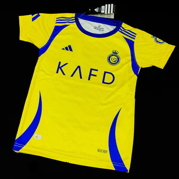 Cristiano Ronaldo | Al Nassr Yellow 2.0 ⚜️⚽ Football Kit - KIDS