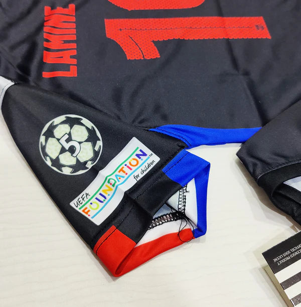 Lamine Yamal - FC Barcelona 🇪🇸 Black Football Kit - KIDS