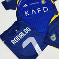 Cristiano Ronaldo | Al Nassr Blue 2.0 ⚜️⚽ Football Kit - KIDS