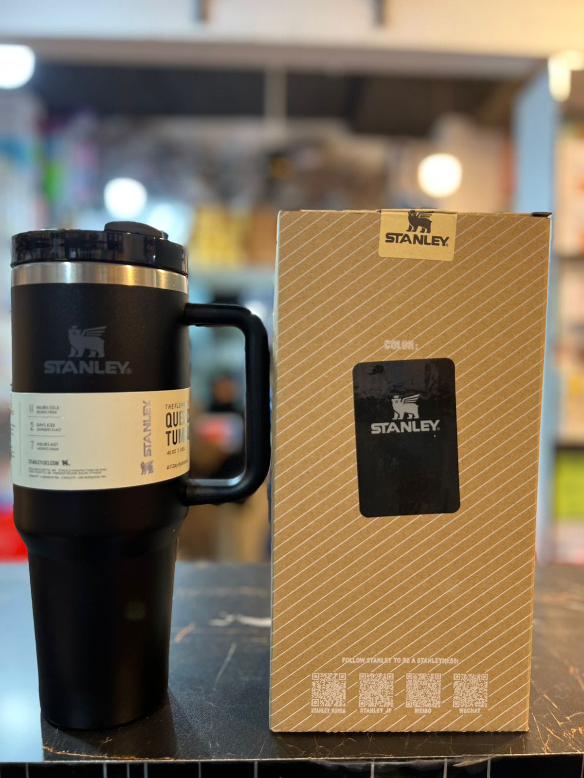 Stanley Classic Quencher Tumbler – Durable Insulated Travel Mug with Handle