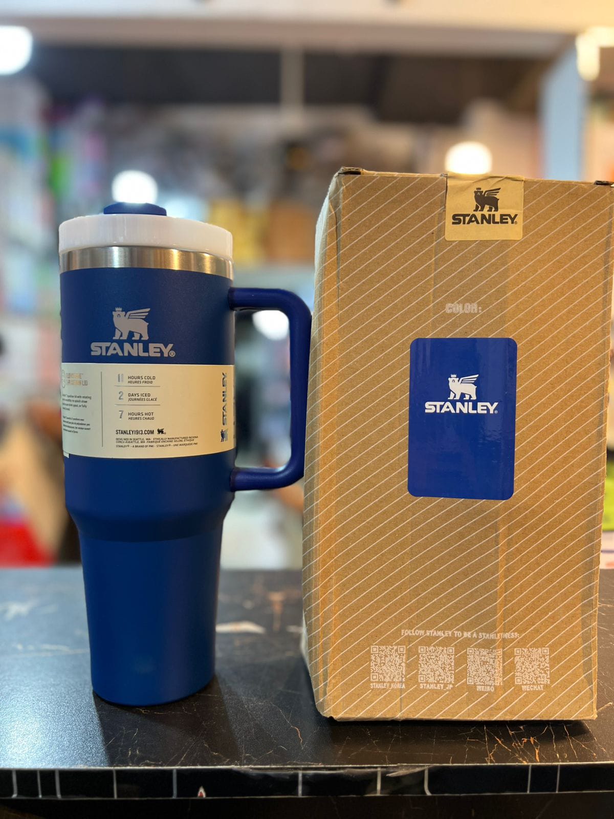 Stanley Classic Quencher Tumbler – Durable Insulated Travel Mug with Handle