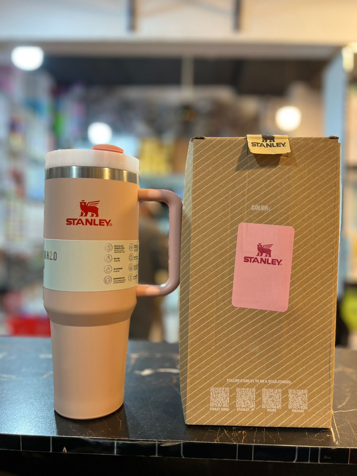 Stanley Classic Quencher Tumbler – Durable Insulated Travel Mug with Handle