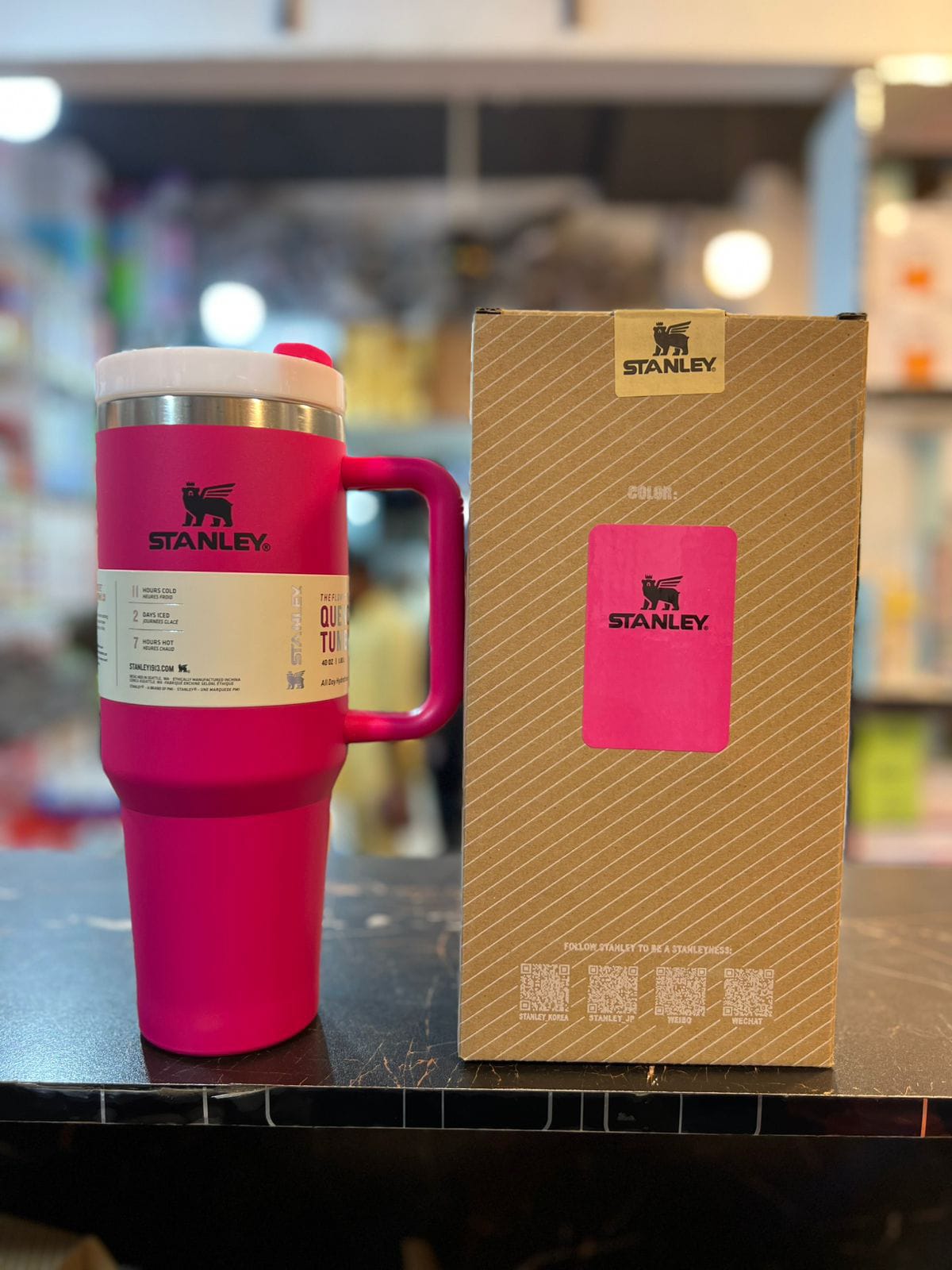 Stanley Classic Quencher Tumbler – Durable Insulated Travel Mug with Handle