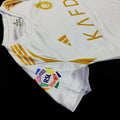 Cristiano Ronaldo | Al Nassr Golden White ⚜️⚽ Football Kit - KIDS