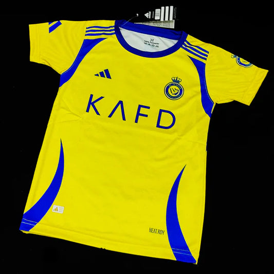Cristiano Ronaldo | Al Nassr Yellow 2.0 ⚜️⚽ Football Kit - KIDS